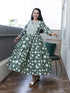 MULMUL ESHANA FLORAL BLOCK PRINTED DRESS MULMUL ESHANA FLORAL BLOCK PRINTED DRESS